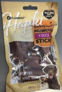 Flamingo Hapki Munchy Sticks With Duck 7,5Cm 5Pcs 100G Köpek Ödül Mamaları