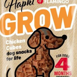 Flamingo Hapki Grow Cubes With Chicken 85G Köpek Ödül Mamaları