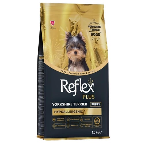 Reflex Plus Yorkshire Terrier Puppy Dog Hypoallerg 1,5Kg Köpek Kuru Maması