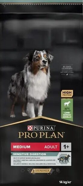 Proplan-Proplan Medium Adult Dog Sensitive Digestion Lamb 14Kg Köpek Kuru Maması-kktc