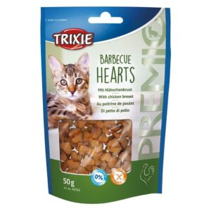 Trixie Barbecue Hearts Chicken Cat 50G Kedi Ödül Mamaları