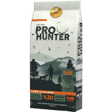 Pro Hunter-Pro Hunter 30/20 Kuzu&Balik Köpek Mamasi 15 Kg Köpek Kuru Maması-kktc