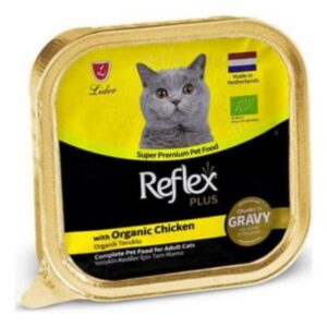 Rfk72-Rp Organi̇k Tavuklu Sos İçi̇nde Et Parçacikli Kedi̇ Pate Kedi Ödül Mamaları