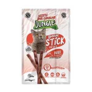 Jungle Cat Sti̇ck Beef 15Gr Kedi Ödül Mamaları