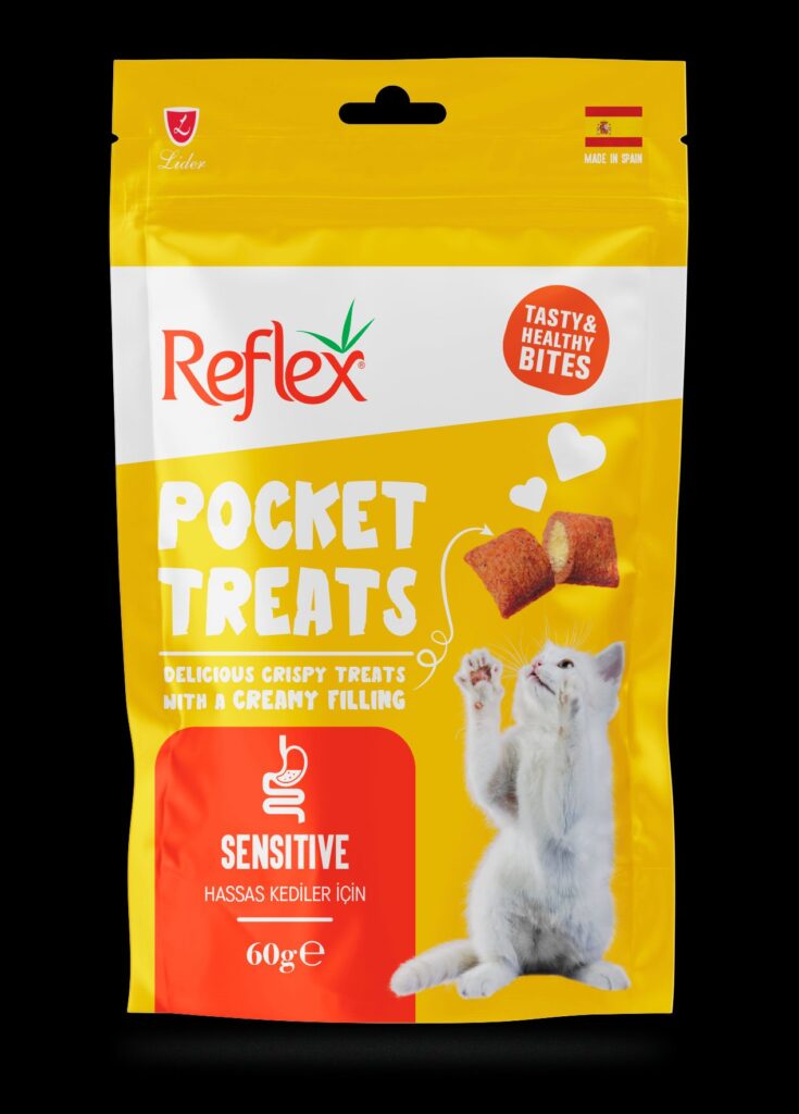 Reflex Plus-Rft042 Reflex Poxket Cat Sensitive 60G Kedi Ödül Mamaları-kktc