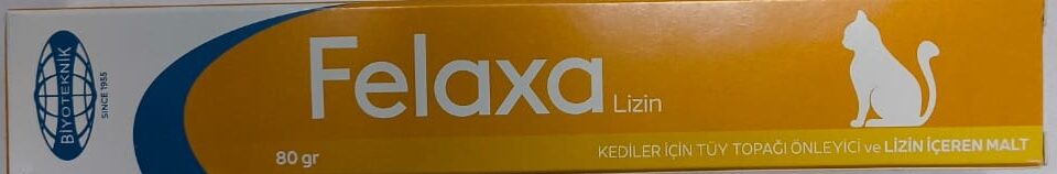 -Bi̇yotekni̇k Felaxa Li̇zi̇n Malt 80Gr Kedi Vitamin ve Ek Besinleri-kktc