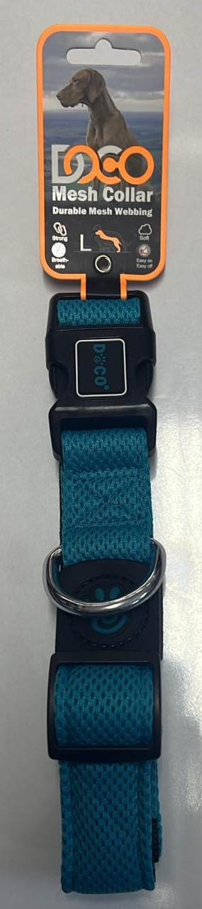 Doco Yumuşak Doku Boyunluk Turkuaz(L) Köpek Oyuncak ve Tasmaları