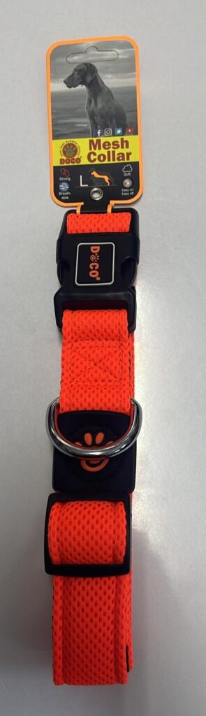 Doco-Doco Yumuşak Doku Boyunluk Turuncu(L) Köpek Oyuncak ve Tasmaları-kktc