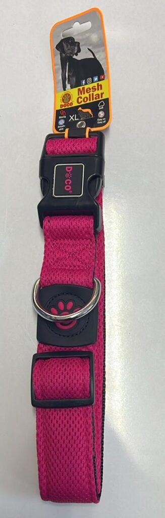 Doco-Doco Yumuşak Doku Boyunluk Pembe(Xl) Köpek Oyuncak ve Tasmaları-kktc