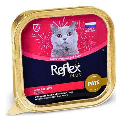 Reflex Plus-Reflex Plus Kuzu Etli̇ Pate 85Gr Kedi Ödül Mamaları-kktc