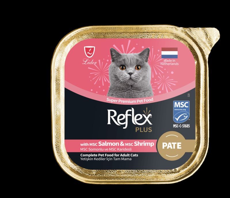 Reflex Plus-Reflex Plus Somon Ve Kari̇desli̇ Pate 85Gr Kedi Ödül Mamaları-kktc
