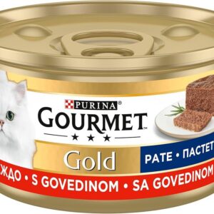 Gourmet Kiyilmiş Siğir Etli̇ Yaş Mama 85Gr Kedi Yaş Maması