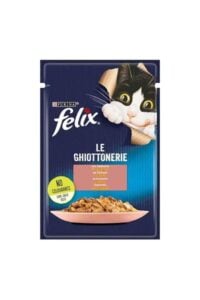 Felix Agail Gij Salmon Pouch 85Gr Kedi Ödül Mamaları