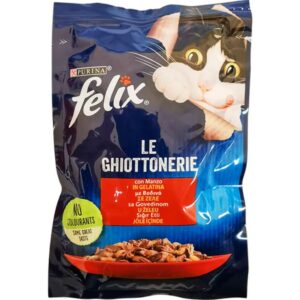 Felix-Felix Agail Gij Beef Pouch 85Gr Kedi Ödül Mamaları-kktc