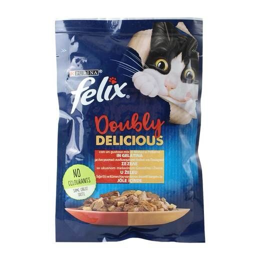 Felix-Felix Gij Beef&Poltry 85Gr Kedi Ödül Mamaları-kktc