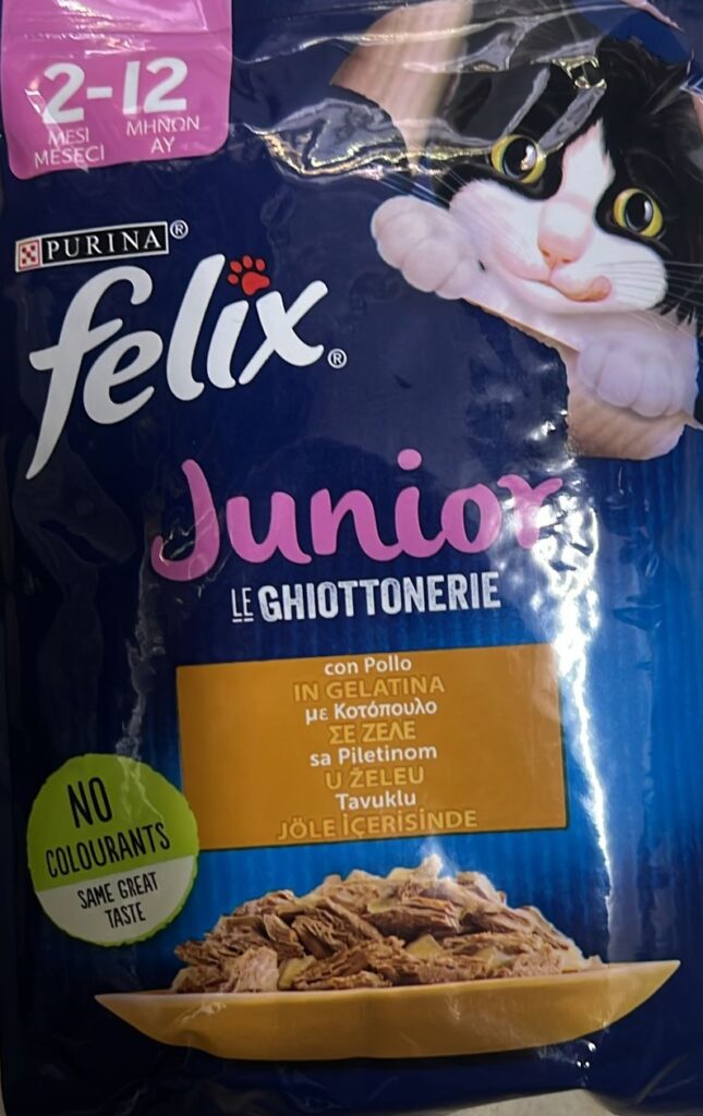 Felix-Felix Junior Agail Gij Chicken 85Gr Kedi Ödül Mamaları-kktc