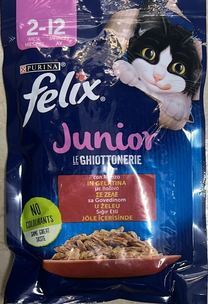 Felix-Felix Junior Agail Gij Beef 85Gr Kedi Ödül Mamaları-kktc