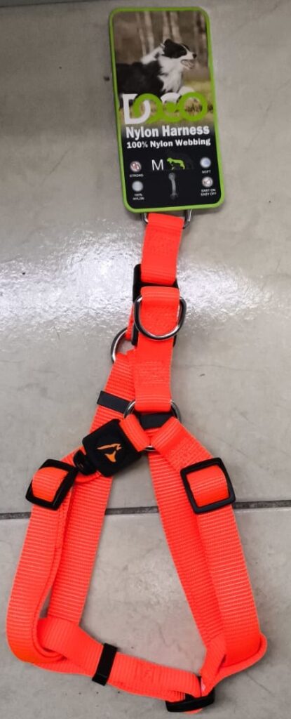 Doco-Doco Göğüslük Tasma Turuncu (M) Köpek Oyuncak ve Tasmaları-kktc