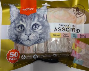 Wanpy Assorted Licklable Creamy 50X14Gr Kedi Ödül Mamaları