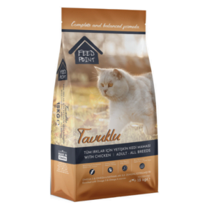 Feed Point-Feed Point Tavuklu Yeti̇şki̇n Kedi̇ Mamasi 15 Kg Kedi Kuru Maması-kktc