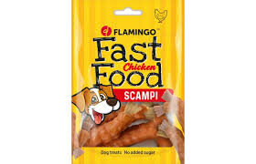 Flamingo  Fast Food Scampi 120G Köpek Ödül Mamaları
