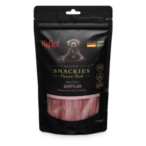 Reflex Snackies Keçi̇ Etli̇ Şeri̇tler 170G Köpek Ödül Mamaları