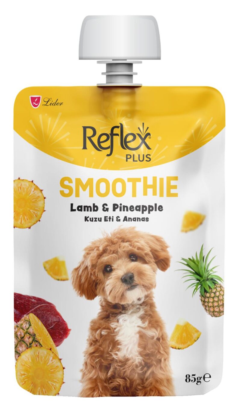 Reflex Plus Smothie Kuzu Etli̇ Ananasli 85G Köpek Ödül Mamaları