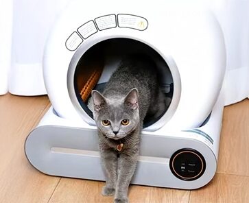 -Otomati̇k Kedi̇ Tuvaleti̇ Kedi Tuvalet Ekipmanları-kktc