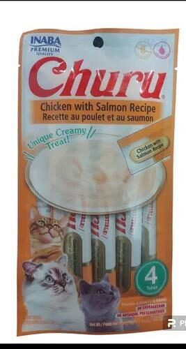 Churu-Churu Salmon Cat 4X14G Kedi Ödül Mamaları-kktc