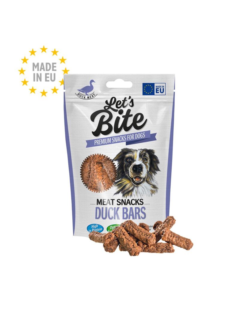 Lets Bite Meat Snacks Duck Fi̇llets 80G Köpek Ödül Mamaları