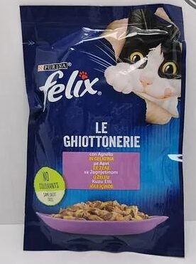 Felix-Felix Agail Gij Lamb Pouch 85Gr Kedi Ödül Mamaları-kktc