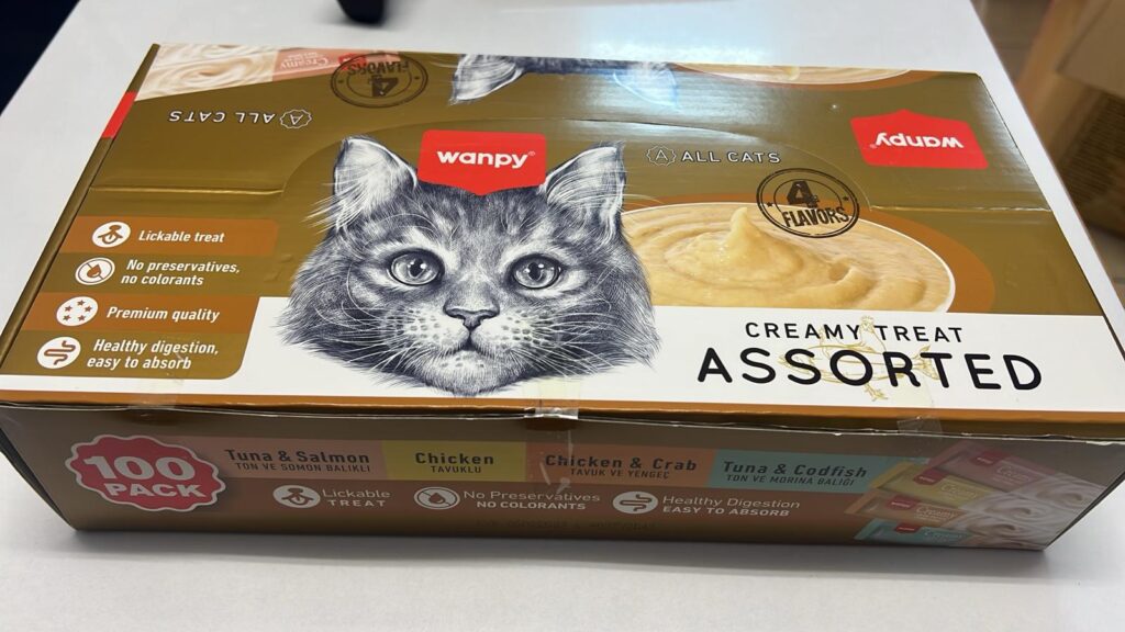 Wanpy-Wanpy Assorted Creamy 14Gr-100Pcs Kedi Ödül Mamaları-kktc