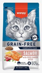 Wanpy Grai̇n Free Cat Salmon 1.5Kg Kedi Kuru Maması