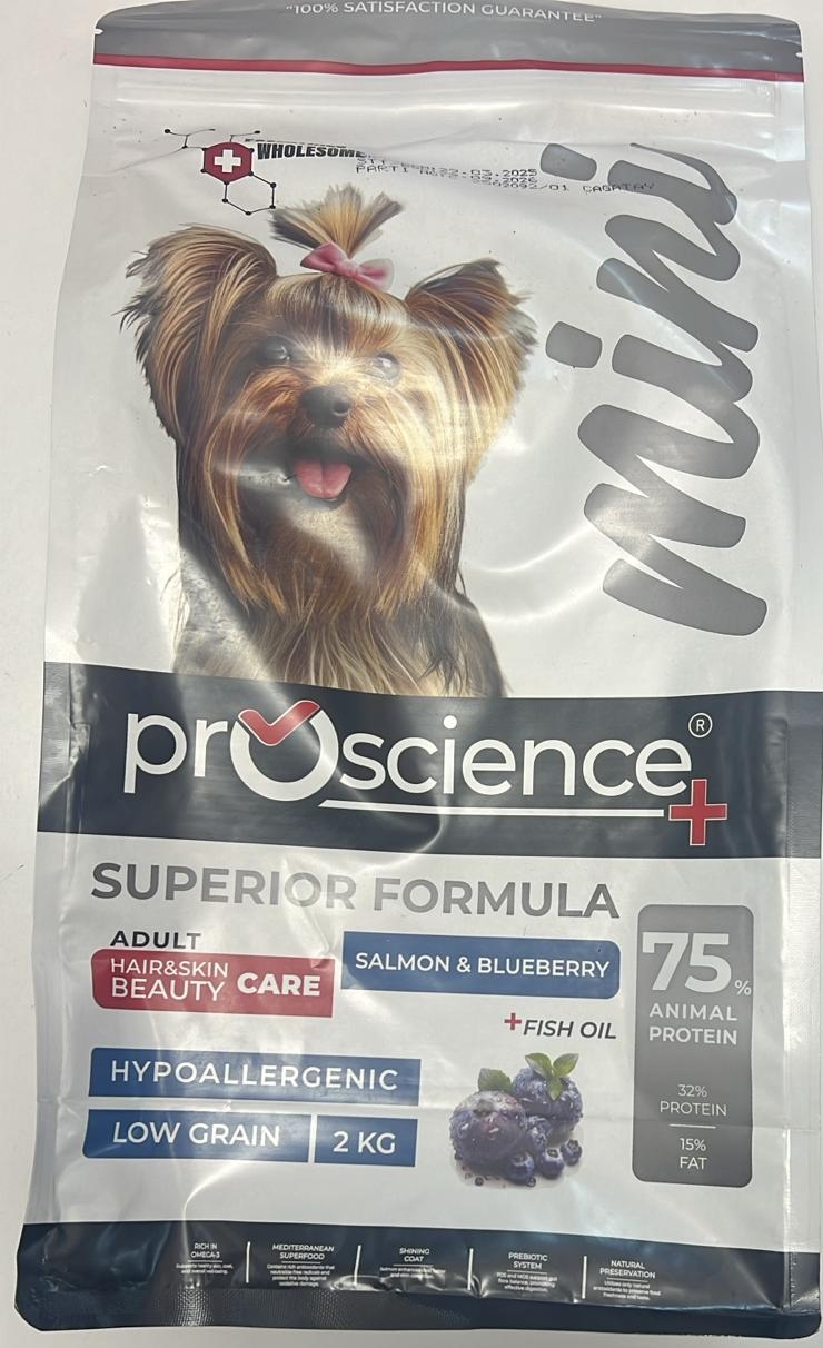 Pro Science Low Grain Mini Adult Salmon Blueberry 2Kg Köpek Kuru Maması