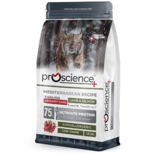 Pro Science Low Grain Sterlised Cat Lamb&Salmon 1.5Kg Kedi Kuru Maması