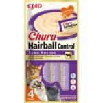 Churu Hairball Tuna 4Tubes Kedi Ödül Mamaları