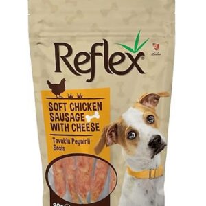Reflex-Reflex Peyni̇rli̇ Tavuklu Sosi̇s 80Gr Köpek Ödül Mamaları-kktc