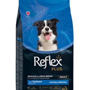 Reflex Plus-Reflex Plus Salmon Adult Medium&Large 12Kg Köpek Kuru Maması-kktc