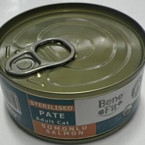 Bene Fit Pate Sterlised Salmon 100G Kedi Yaş Maması