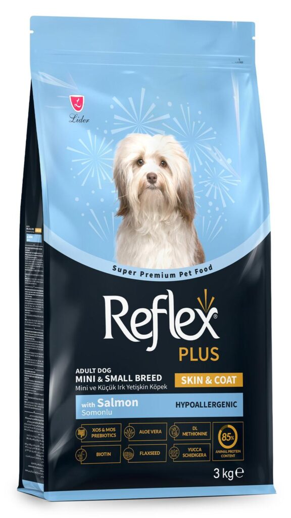 Reflex Plus-Reflex Plus Mini-Small Skin&Coat Salmon 3Kg Köpek Kuru Maması-kktc
