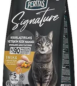 Peritas Signature Sterlised Chicken 10Kg Kedi Kuru Maması