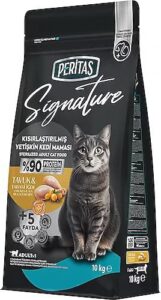 Peritas Signature Sterlised Chicken 10Kg Kedi Kuru Maması