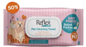 Reflex-Reflex Kedi̇ Köpek Islak Mendi̇l Baby 50Li̇ Hijyen Ürünleri-Kktc