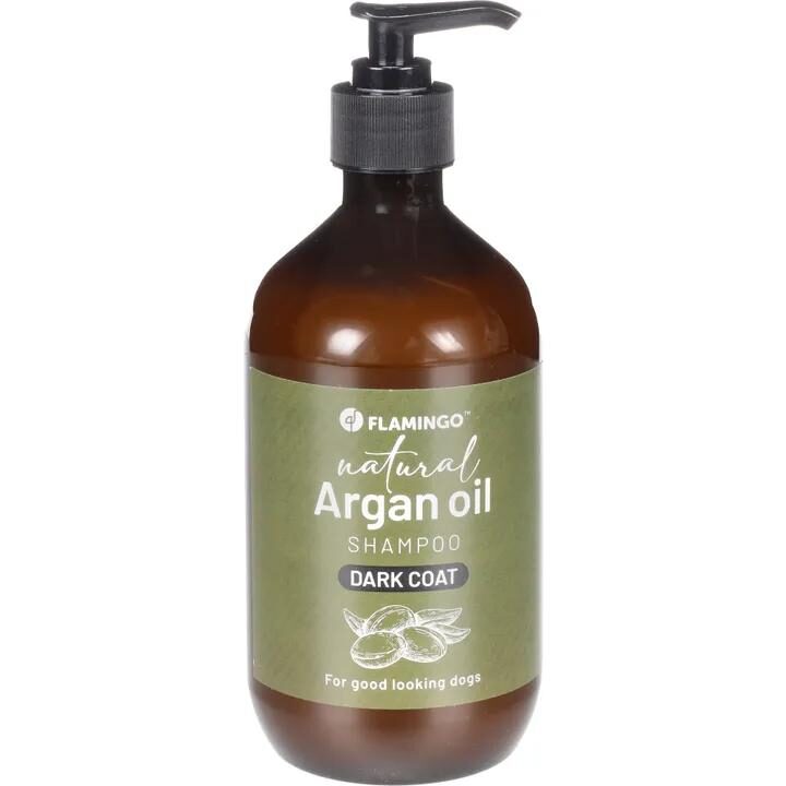 Flamingo-Flamingo Argan Oil Dark Coat Shampoo 500Ml Köpek Bakım Ürünleri-kktc