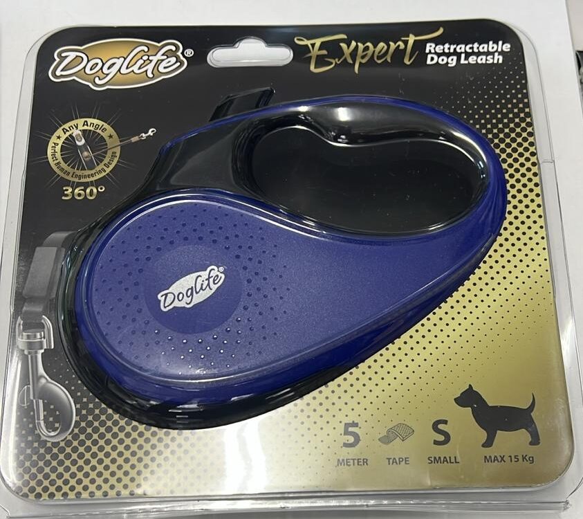 Doglife-Doglife Gezdi̇rme 5 Metre Mavi̇ (S) Köpek Oyuncak ve Tasmaları-kktc