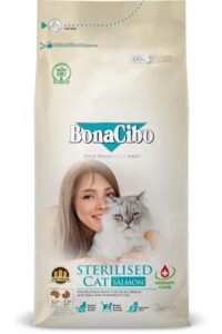 Bonacibo Adult Cat Sterli̇sed Salmon 2Kg Kedi Kuru Maması