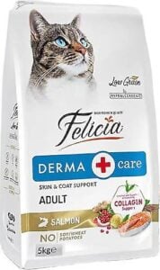 Felicia Cat Derma Salmon 5Kg Kedi Kuru Maması
