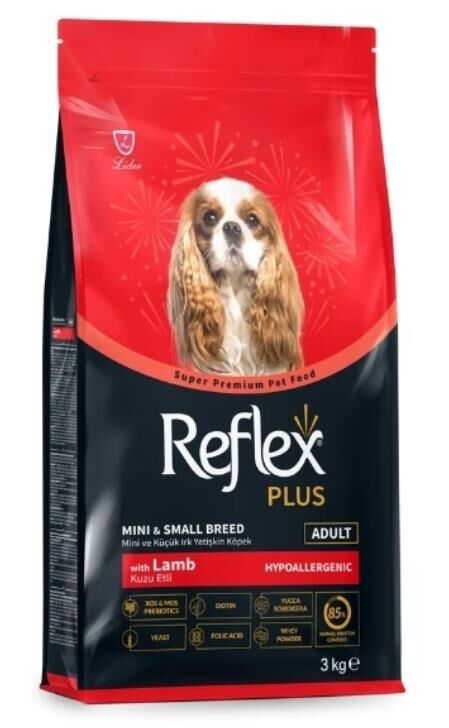 Reflex Plus Mini&Small Lamb Adult Dog 3Kg Köpek Kuru Maması
