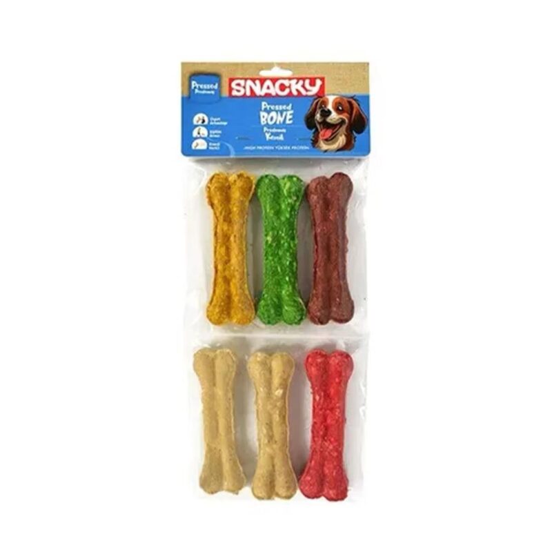 Snacky Munchy Pressed Bone 42,5G Köpek Ödül Mamaları