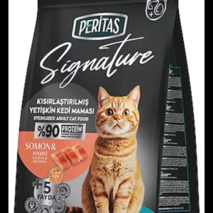 Peritas Si̇gnature Sterlised Salmon 2Kg Kedi Kuru Maması